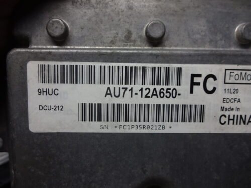 Centralita del motor  Ford Transit AU7112A650FC AU71-12A650-FC 9HUC DCU-212