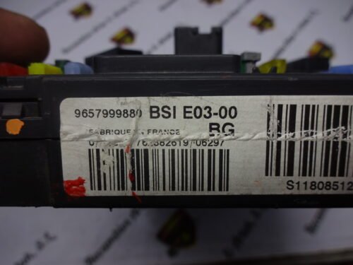 9657999880 S118085120F BSI Caja de fusibles Citroën Peugeot 9657999880 S118085120F