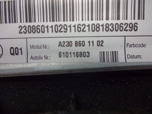 Unidad de control VOLANTE MERCEDES W203 CLC SLK R171 A2308601102 610116803