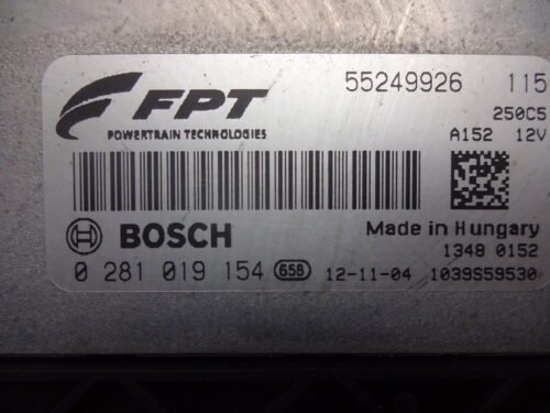 Centralita del motor ECU FIAT DUCATO 0281019154 55249926 A152