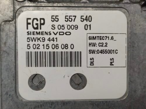 Centralita del motor OPEL VECTRA 55557540 5WK9441