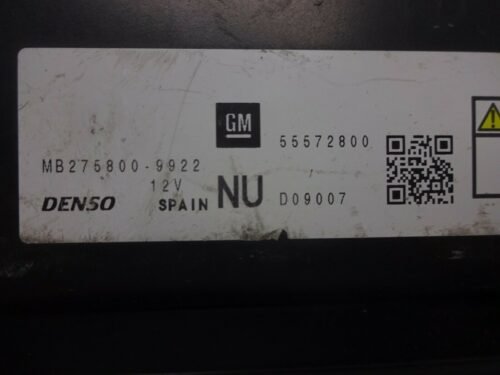Centralita del motor Opel Zafira ASTRA 55572800 MB275800-9922 NU 55572800NU