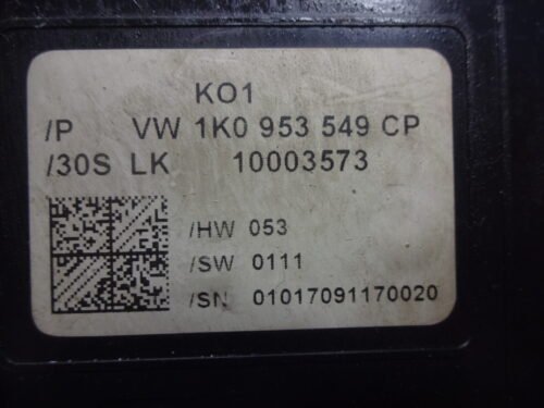Directivo módulo de rueda VW Touran Golf Seat Audi 1K0953549CP 1K0 953 549 CP 1KO953549CP