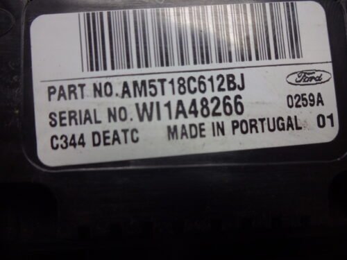 Clima panel de control Ford C-Max AM5T18C612BJ WI1A48266 AM5T18C621AB