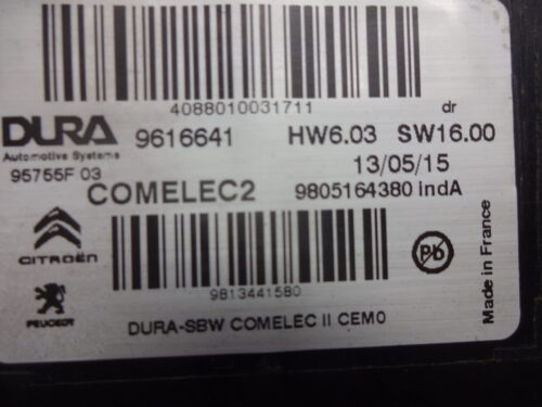 9805164380 9616641 CENTRALITA CAMBIO AUTOMATICO CITROEN C4 PICASSO 9805164380 9616641