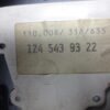 Cuadro de instrumentos Mercedes W124 1245439322 1245422001 1245420116