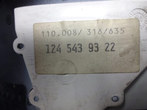 Cuadro de instrumentos Mercedes W124 1245439322 1245422001 1245420116