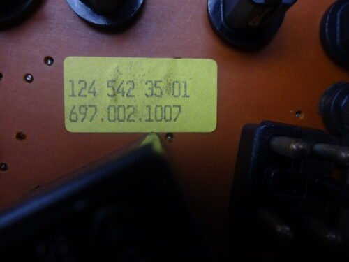 Cuadro de instrumentos Mercedes W124 1245420016 1245436124 1245423501