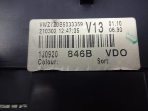 Cuadro de instrumentos  VW Golf MK4 Bora 1J0920846B 110080132003