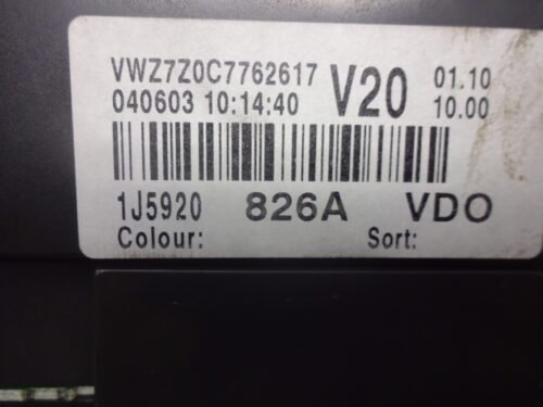 Cuadro de instrumentos  VW Golf IV 1J5920826A 1J5920 826A