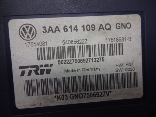 ABS  VW Passat B7 3AA614109AQ 17618981-B 54085622Z 17654081