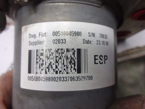 ABS FIAT DUCATO 00518045980 0265230001 0265950815