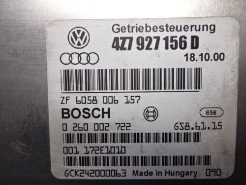 Módulo ECU Audi A6 4F Allroad 4Z7927156D 0260002722 4Z7 927 156 D