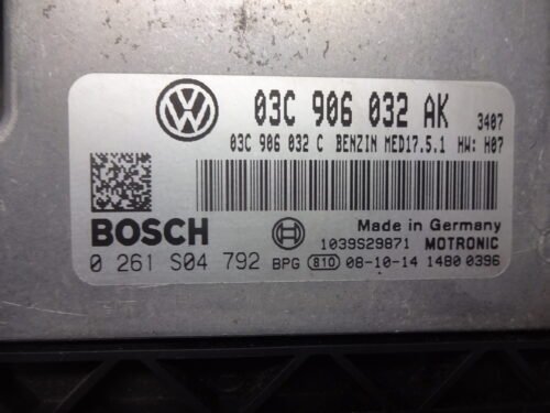 Centralita del motor  VW GOLF TSI 03C906032AK 0261S04792 03C906032C