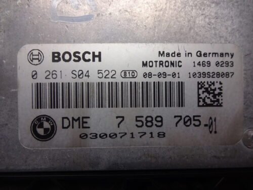 Centralita del motor  BMW 7589705-01 0261S04522  758970501