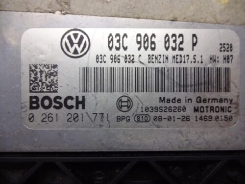 Centralita del motor  VW Golf MK5 TSI 03C906032P 0261201771 03C906032C