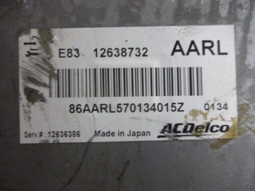 Centralita del motor  Opel Meriva 12638732 AARL 1263386