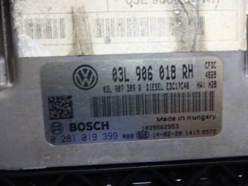 Centralita del motor  VW SHARAN 03L906018RH 0281019399 03L 906 018 RH