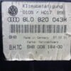 A/C System Clima panel de control AUDI 8L0820043H 8LO820043H 5HB008184-00