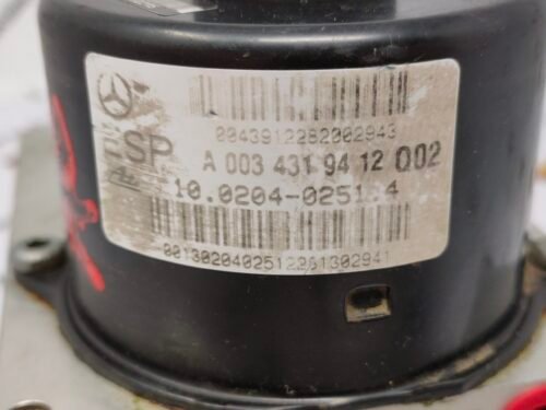 A0034319412 Q02 A2095450232 10020402514 10092515003 ABS Mercedes C220 W203 A0034319412 Q02 A2095450232 10020402514 10092515003