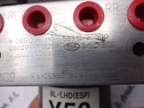 ABS Kia Sorento 589103E500 58910-3E500 0265950564 0265235110 0 265 235 110