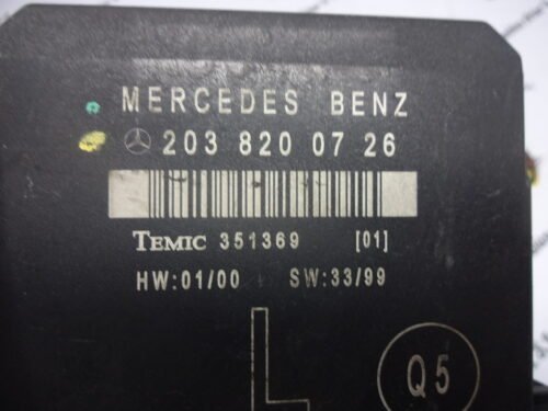 2038200726 203 820 07 26 Unidad de control puerta Mercedes w203 2038200726 203 820 07 26