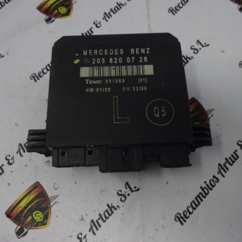 2038200726 203 820 07 26 Unidad de control puerta Mercedes w203 2038200726 203 820 07 26