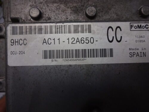 Centralita del motor  Ford Transit AC1112A650CC AC11-12A650-CC DCU-204