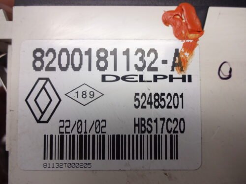 Clima panel de control Renault Laguna 8200181132A 8200181132-A 52485201
