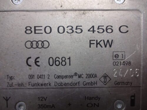 8E0035456C 8EO035456C Amplificador de antena AUDI A4 8E0035456C 8EO035456C