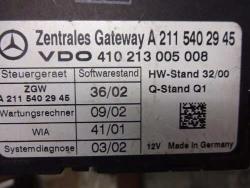 A2115402945 410213005008 Unidad de control Mercedes-Benz E W211 A2115402945 410213005008
