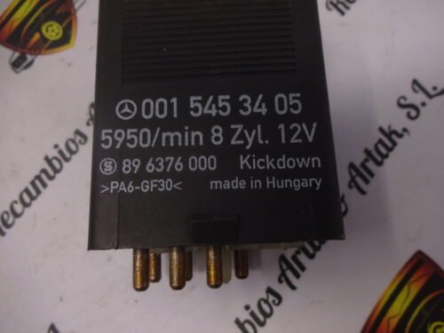 Relé de la bomba de combustible Mercedes-Benz W126 W201 190 W124 8Zyl 0015453405 896376000