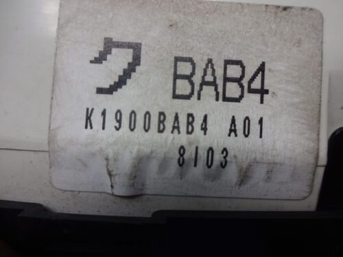 A/C System  Clima panel de control MAZDA 3 bab4  K1900BAB4