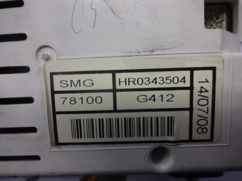 Cuadro de instrumentos  Honda Civic HR0343504