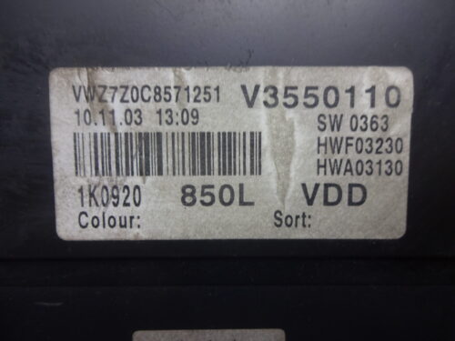 Cuadro de instrumentos  VW Golf V MK5 1K0920850L 110080246025