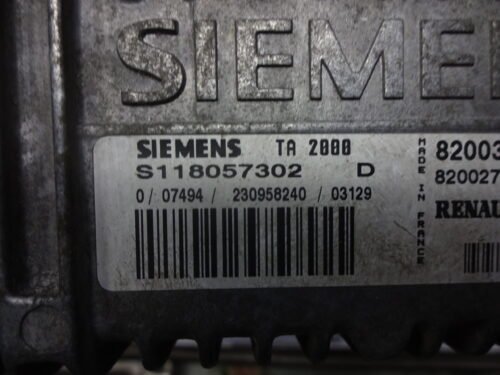 Centralita del motor Renault S118057302D 8200305381 8200272204