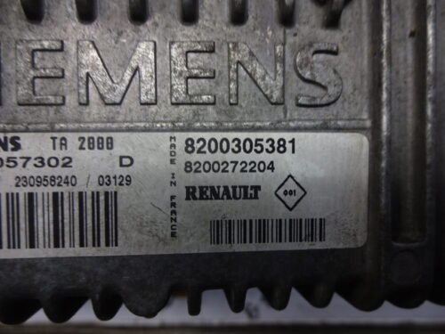 Centralita del motor Renault S118057302D 8200305381 8200272204