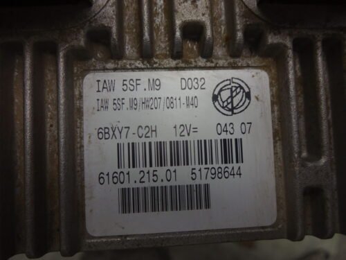 Centralita del motor  Lancia Ypsilon 51798644 IAW5SFM9 6160121501