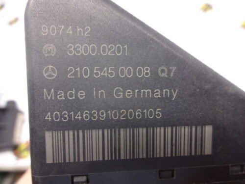 2105450008 Q7 210 545 00 08 Q7 33000201 Unidad de control EZS contacto llave Mercedes-Benz W202 2105450008 Q7 210 545 00 08 Q7 33000201