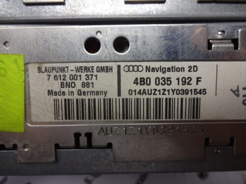 Navegación radio plus Navi RNS Audi A6 4b 4B0035192F 4BO035192F 7612001371