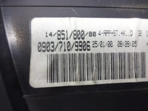 Cuadro de instrumentos Peugeot 806 Citroen Evasion Ulysse  1485180080 09037109906 - NO FUNCIONA PANTALLA KM