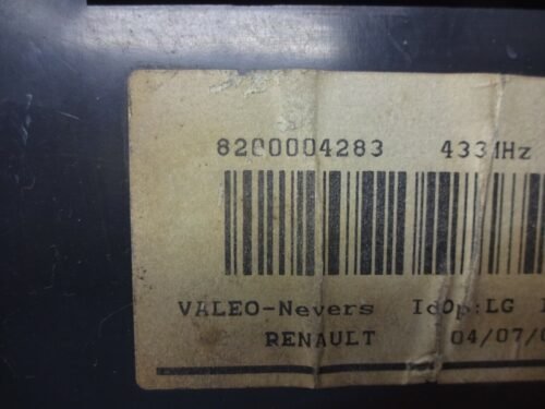 Lector de tarjeta de clave Renault Laguna 8200004283 IDL.1 433MHZ