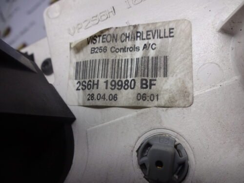 A/C System  Clima panel de control FORD 2S6H19980BF 2S6H-19980-BF