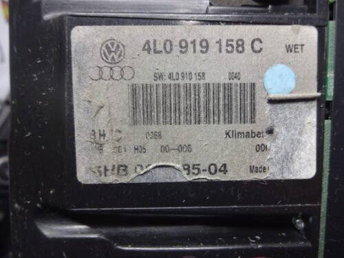 4L0919158C 4LO919158C A/C System Clima panel de control AUDI Q7 4L 4L0919158C 4LO919158C