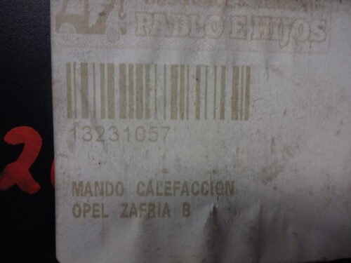 A/C System Clima panel de control  Opel Zafira B  13231057