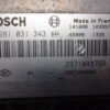 Centralita del motor Renault Megane 0281031343 237104376R 237104855R