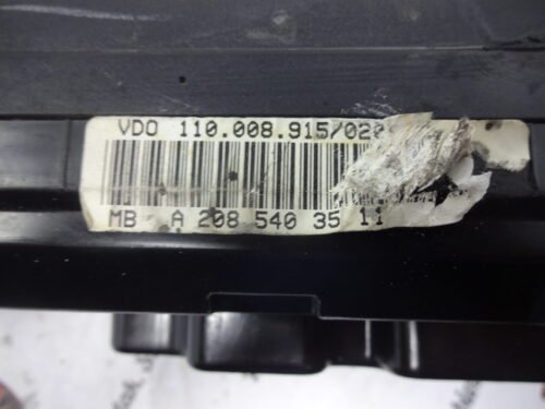 Cuadro de instrumentos MERCEDES-BENZ CLK A2085403511 110008915020