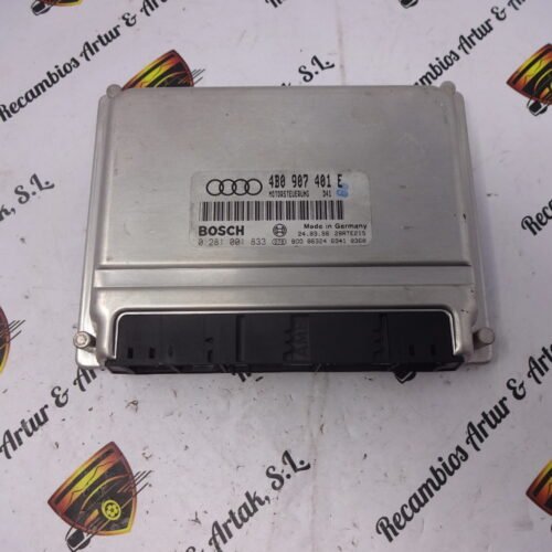 Centralita del motor Audi 4B0907401E 0281001833 4BO907401E