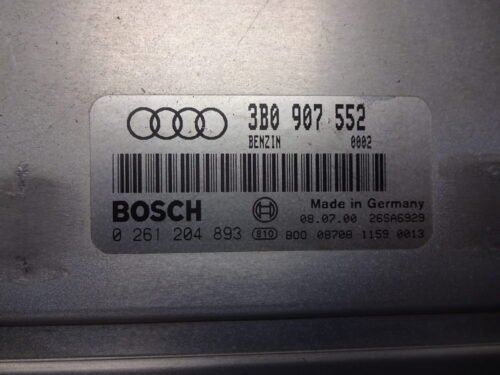 Centralita del motor  AUDI A6  0261204893 3B0907552