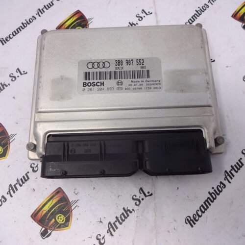 Centralita del motor  AUDI A6  0261204893 3B0907552